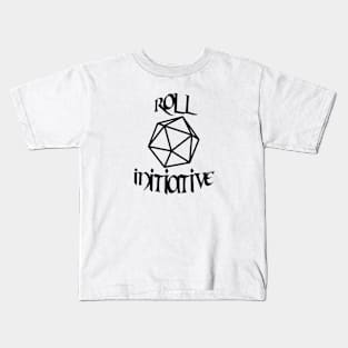 roll initiative Kids T-Shirt